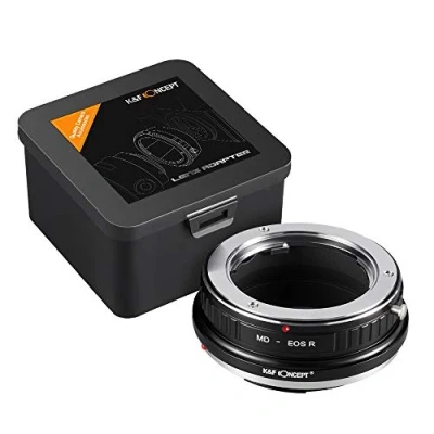 Abbildung von K&amp;F Concept MD EOS R Bajonettadapter Objektiv Ring für Minolta MC auf Canon Mount Spiegellose Vollformatkamera RF RP