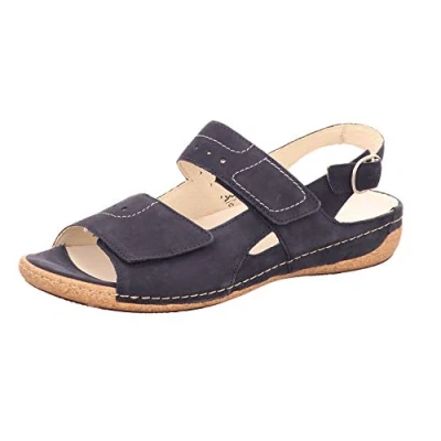 Abbildung von Waldläufer Riemensandalette, Damen, Größe: 40.5, Blau Schuhe