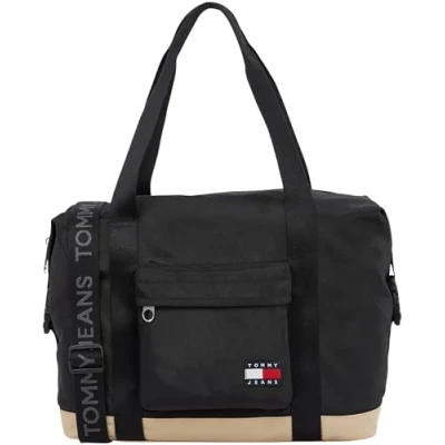 Abbildung von Tommy Jeans Daily Duffle Unisex Weekender, Größe: One Size, Black