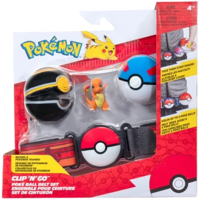 Abbildung von Pokémon Clip &#039;N&#039; Go Gürtel Spielset Glumanda mit Pokéball