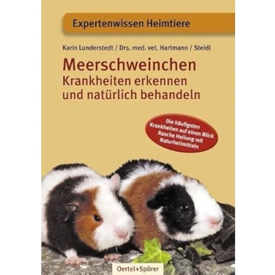 Abbildung von Meerschweinchen. Krankheiten erkennen und natürlich behandeln. behandeln: ... Blick. Rasche Heilung mit Naturheilmitteln