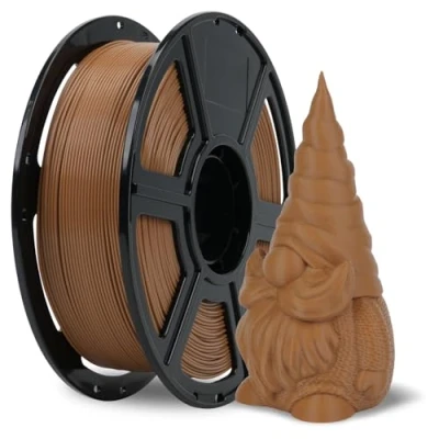 Abbildung von Flashforge HS PLA Filament 1,75 mm, 1 kg/2,2 lbs Hochgeschwindigkeits für 3D Drucker (HS Hellbraun)