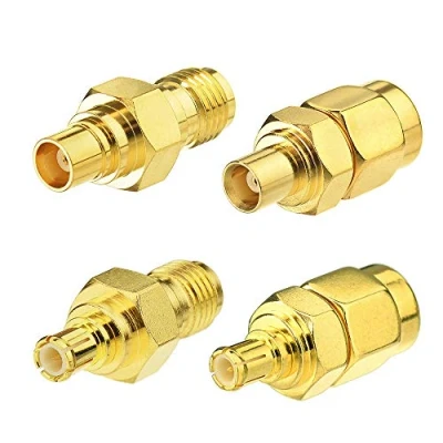 Abbildung von Eightwood Antennenadapter Kit MCX auf SMA 4 Typ für Wirelesse WiFi Router Antenne WLAN LAN GPS MEHRWEG