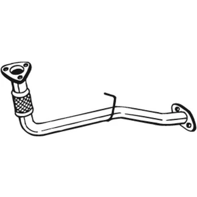 Abbildung von BOSAL 851 087 Abgasrohr LAND ROVER: Discovery 2, Defender SUV, SUV Cabrio