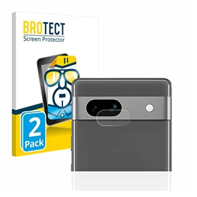 Abbildung von BROTECT (2 Stück Schutzfolie für Google Pixel 7a (NUR Kameraschutz) Displayschutz Folie Ultra Klar