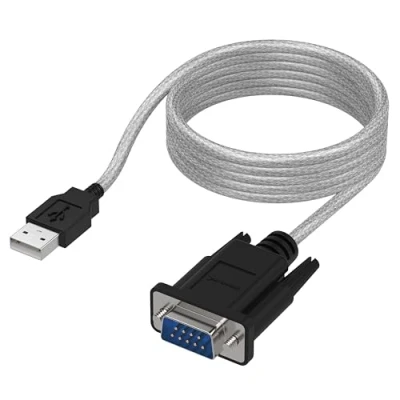 Abbildung von Sabrent USB auf serielles Adapter (1.8m) RS232 seriell Kabel, DB 9 Konverterkabel (9 polig) für Windows, Mac OS, Linux (SBT USC6K)