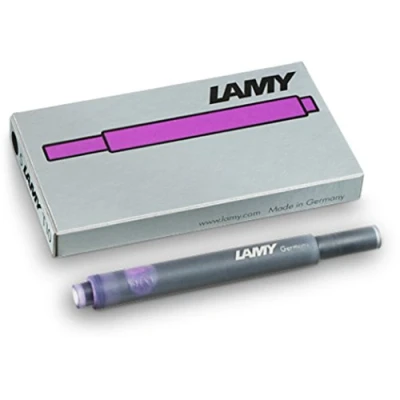 Abbildung von Lamy T10 Tintenpatronen (5 Packungen á 5 Stück = 25 Patronen, violett)