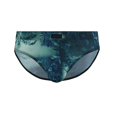 Abbildung von bruno banani Herren sportslip florestsense Boxershorts, Grün Forest Print, S EU