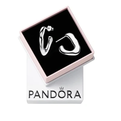 Abbildung von Pandora Vshaped OPEN Ohrringe, Damen, Größe: One Size, Sterling silver