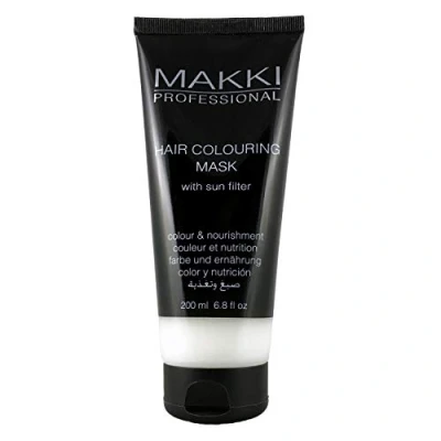 Abbildung von Makki semi permanente Haarfärbung Maske farbe und ernährung Weiß/White