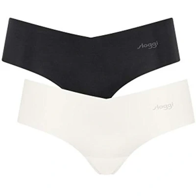 Abbildung von sloggi Damen ZERO Microfibre Hipster C2P Slip, Black Combination, XL