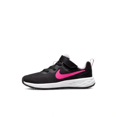 Abbildung von NIKE Performance Revolution 6 (PSV) Laufschuh Straße für Kinder, Größe: 28, Black/hyper pink/pink foam Schuhe