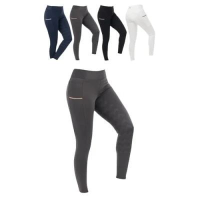 Abbildung von Riding World Reitleggings Agadir Damen Grau 38