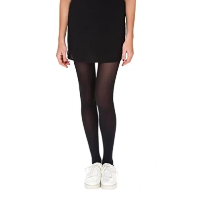 Abbildung von Dim Strumpfhosen Blickdicht Sneaker Les Opaques Velouté Damen x1, Black, S M