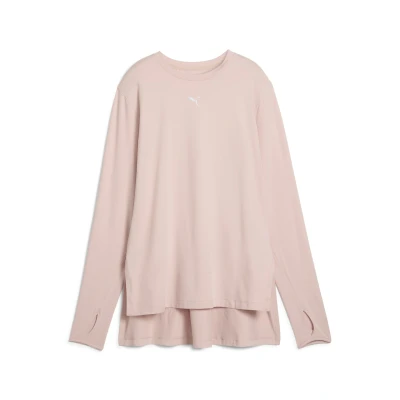 Abbildung von Puma Modest TEE Langarmshirt, Damen, Größe: XL, Rose quartz