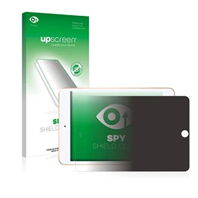 Abbildung von upscreen Anti Spy Blickschutzfolie für Apple iPad Mini 5 2019 (im Querformat, 5. Gen.) Privacy Displayschutz Folie [Sichtschutz, Blaulichtfilter]