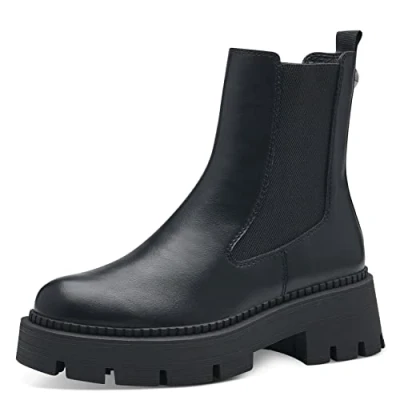 Abbildung von Tamaris Plateaustiefelette, Damen, Größe: 42, Black Schuhe