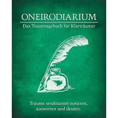 Abbildung von Oneirodiarium, Farbe GRUEN: Das Traumtagebuch für Klarträumer