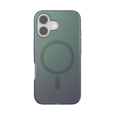 Abbildung von PopSockets iPhone 16 Hülle kompatibel mit MagSafe, Handyhülle für 16, kabellos aufladbar, nur Nightshade