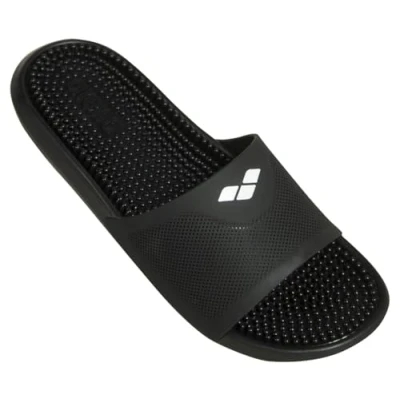 Abbildung von arena Marco Unisex Badesandalen für Damen und Herren, Badelatschen Meer Schwimmbad, Sandalen mit Weicher, Massierender Sohle Optimalem Grip auf Nassen Oberflächen