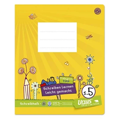 Abbildung von Formati 060531085 Schreibheft S.5, liniert, Schöner schreiben, weiß