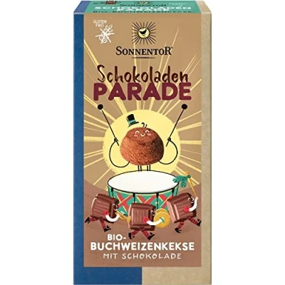 Abbildung von SONNENTOR Bio Buchweizenkekse, Schokoladen Parade, 100g (2)