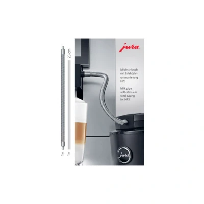Abbildung von JURA Kaffeevollautomat Milchschlauch mit Edelstahlummantelung HP3
