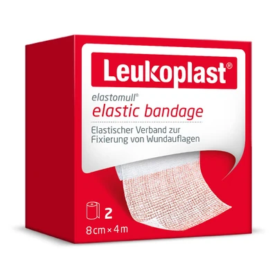 Abbildung von Leukoplast Elastomull Elastic Bandage 8 cm x 4 m Pack of 2