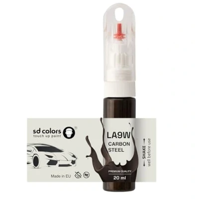Abbildung von SD COLORS Lackstift LA9W aus Karbonstahl, 20 ML, praktischer Pinsel für die Reparatur von Kratzern