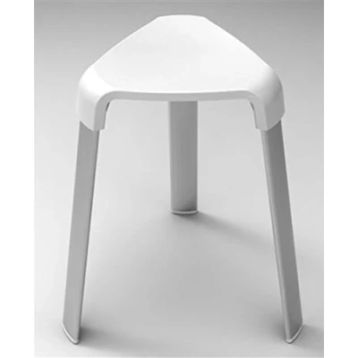 Abbildung von B&amp;B Badhocker Duschhocker Duschstuhl Sitzhocker Duschsitz Hocker Badezimmerhocker (Weiss)