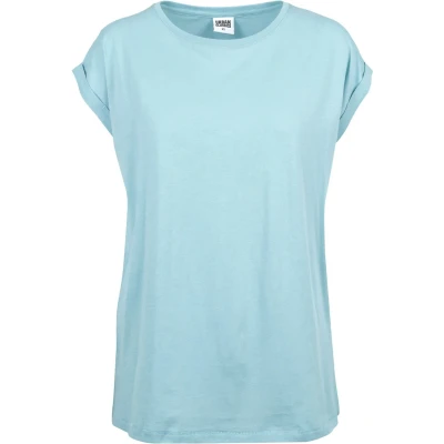 Abbildung von Urban Classics Extended Shoulder Tshirt basic, Damen, Größe: 3XL, Bluemint