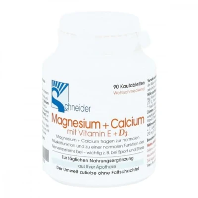 Abbildung von Magnesium+calcium Kautabletten 90 St