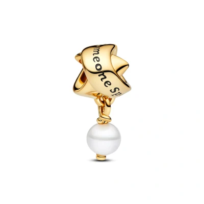 Abbildung von Pandora Damen Charm Gold/Weiß 763784C01