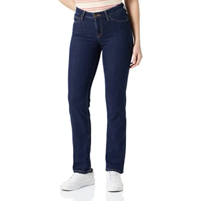Abbildung von Lee Damen Marion Straight Jeans, SOLID Blue, 31W / 31L