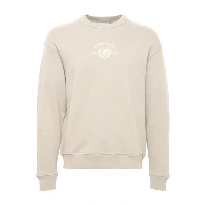 Abbildung von Casual Friday SAGE Embroidery Sweatshirt, Herren, Größe: Large, Chateau gray