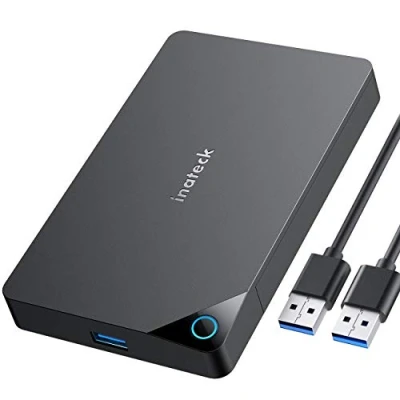 Abbildung von Inateck Festplatten Gehäuse 2,5 Zoll USB 3.0 Externes HDD Gehäuse, UASP