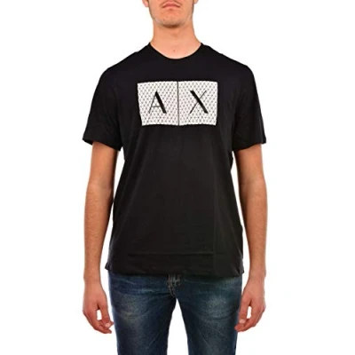 Abbildung von Armani Exchange Tshirt print, Herren, Größe: Medium, Navy
