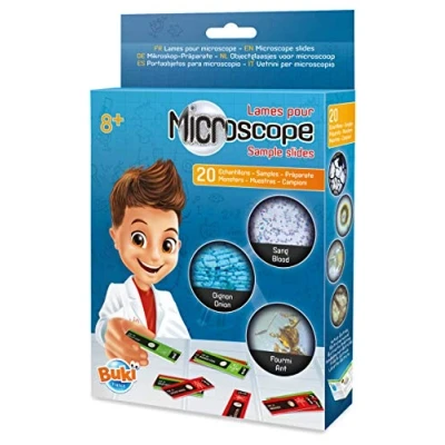Abbildung von BUKI MR001 Mikroskop Präparate, Blanc