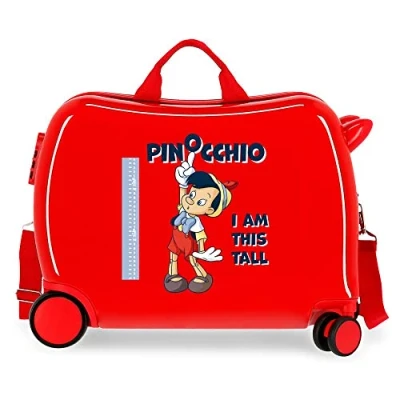 Abbildung von Disney Pinocchio Kinderkoffer, Rot, 50 x 39 20 cm, starr, ABS Kombinationsverschluss, 34 l, 1,8 kg, 4 Räder