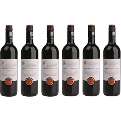 Abbildung von Terre di Campo Sasso Rosso Salento I.G.P. Apulien Italien Rotwein trocken (6 x 0,75 l)