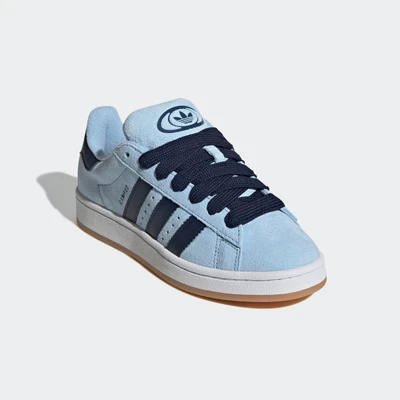 Abbildung von adidas Originals Campus 00S Skateschuh, Damen, Größe: 38, Clear sky/footwear white/cream white Veloursleder
