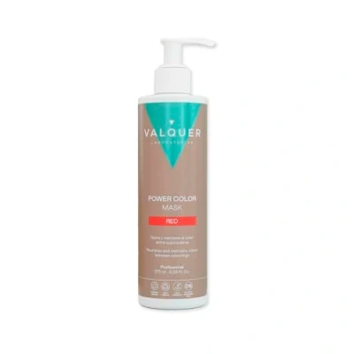 Abbildung von Válquer Professional Power Color Mask für coloriertes Haar. Vegan und ohne Sulfate (Rot). Haarfarbverstärker 275 ml