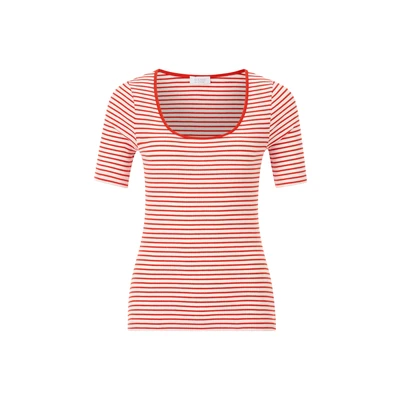 Abbildung von Rich &amp; Royal Kurzarmshirt Mit tiefem Rundhalsausschnitt