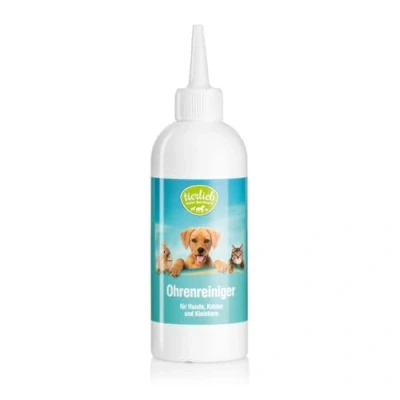 Abbildung von Sanct Bernhard tierlieb Ohrenreiniger für Hunde, Katzen &amp; Kleintiere Milde, schonende Reinigungslösung 250ml