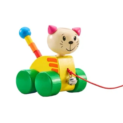 Abbildung von Selecta Nachziehtier Tinka, Nachzieh Katze, 12 cm, Made in Germany