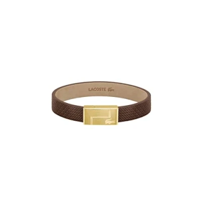 Abbildung von Lacoste Armband, Herren, Größe: One Size, Gold braun