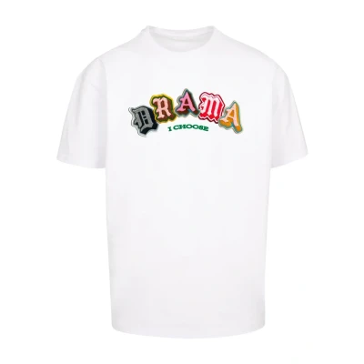 Abbildung von Upscale by Mister Tee Drama I Choose Heavy Tshirt print, Herren, Größe: XL, White