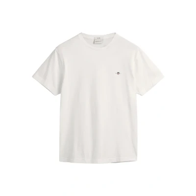 Abbildung von GANT Shield Tshirt basic, Herren, Größe: Large, White