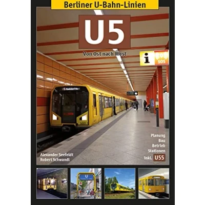 Abbildung von Berliner U Bahn Linien: U5 Von Ost nach West