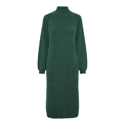 Abbildung von YAS Yasbalis Funnel Dress Strickkleid, Damen, Größe: Large, Fir